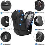 BANGE Waterproof USB Charging Backpack Fits 15.6 Inch Laptop