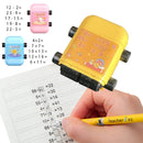 Reusable Math Roller Teaching Stamp With 100 Fill In The Blank Combinations.