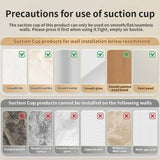 Wall Mounted Triangle/Rectangle Suction Cup Shelf Great For Showers Or Kitchens