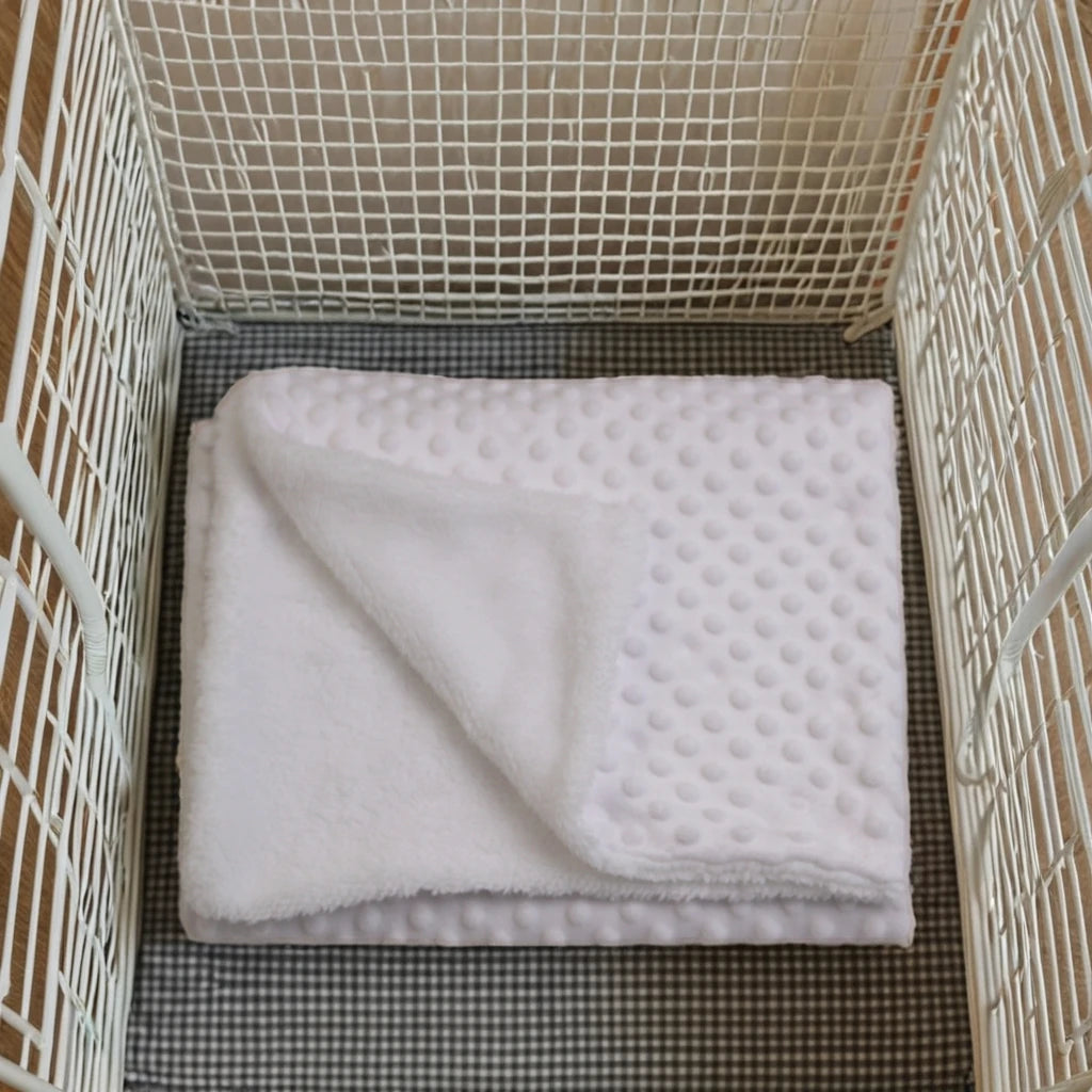 75*100cm Newborn Baby Soft Warm Velvet Blanket