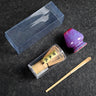 3/4pcs Matcha Bamboo Whisk Teaspoon And Ceramic matte Bowl