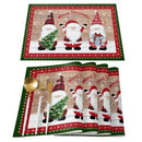 Christmas linen Table place mats