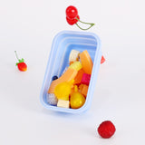 4 Pcs Collapsible Silicone Microwave Food Container.