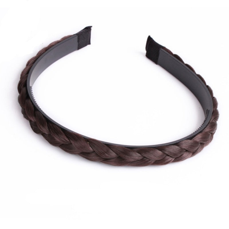 1/1.5/1.8cm  Non-slip Adjustable Braid Head Band.