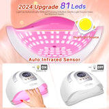 380W UV/ 81LED Manicure Lamp With Handle
