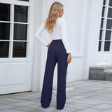 Women's Straight Low Waist Sports Pants