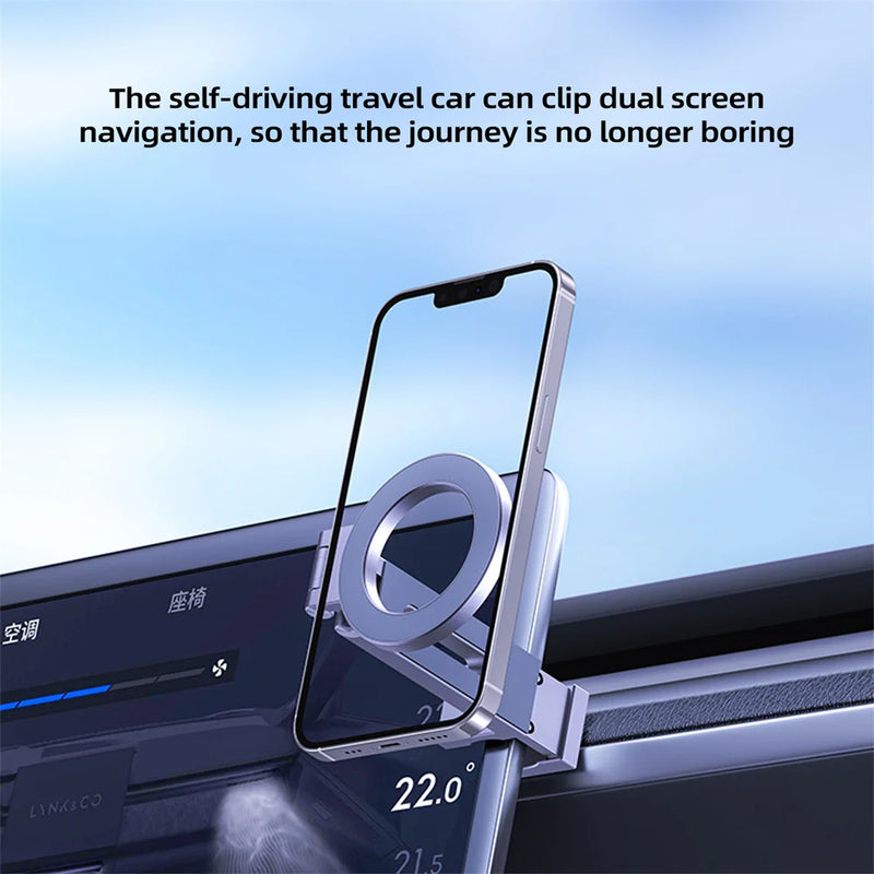 Universal Magnetic/Flexible Rotation Hands-Free Phone Holder