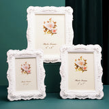 1PC White Rose Photo Frame