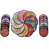 4PCS/set Embroidery Cloth Protective Coaster Mats