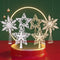 Plastic Five-pointed Star Snowflake Christmas Tree Top