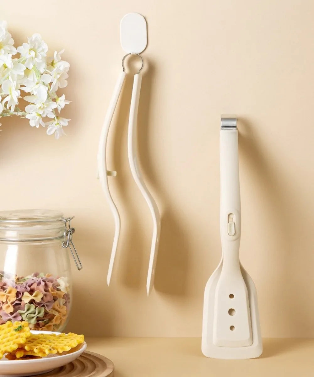 2 in 1 Silicone Shovel Clip Kitchen Spatula
