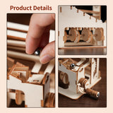 Educational Wooden 3d Marble Run Board Puzzle Kit For Adults And Kids