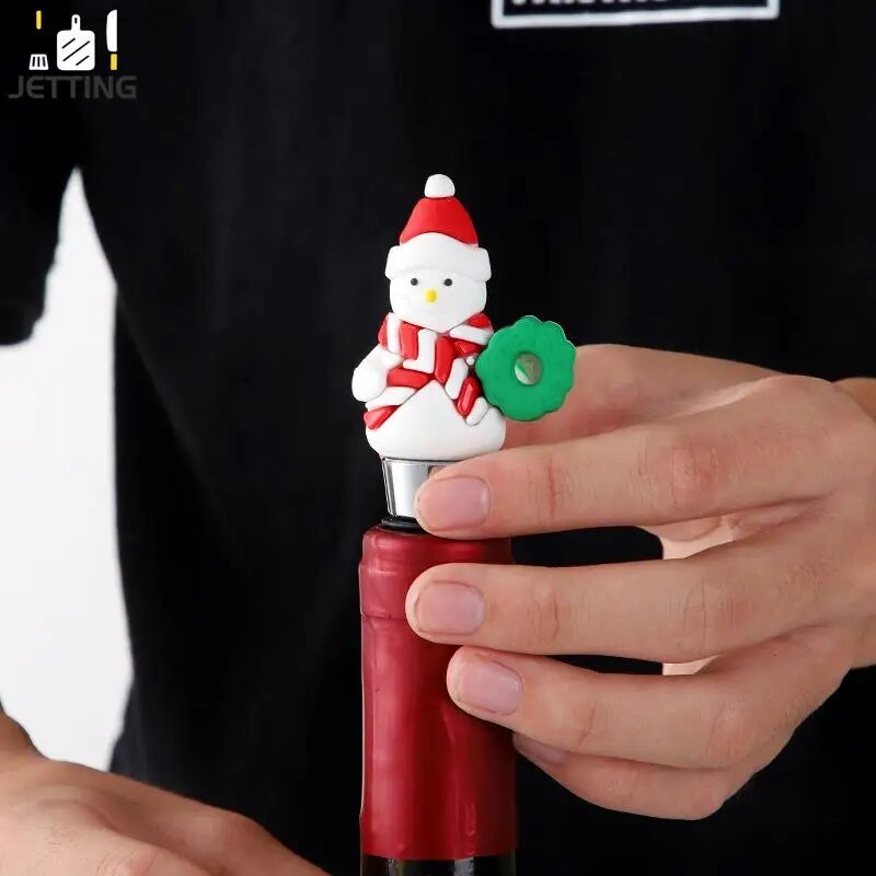 1PC Christmas/Halloween Wine/Champagne Stoppers.