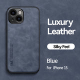 Luxury Matte Magnetic Sheepskin Leather Case For iPhone 16 15 14 13 12 11 Pro Max XR XS X 8 7 Plus