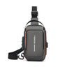 Men's Anti Theft USB Charging Crossbody Bag