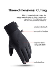 Men's Touchscreen Waterproof Winter Gloves