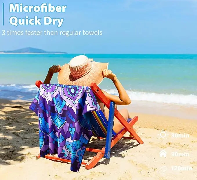 Microfiber Beach Towels For Quick-Drying