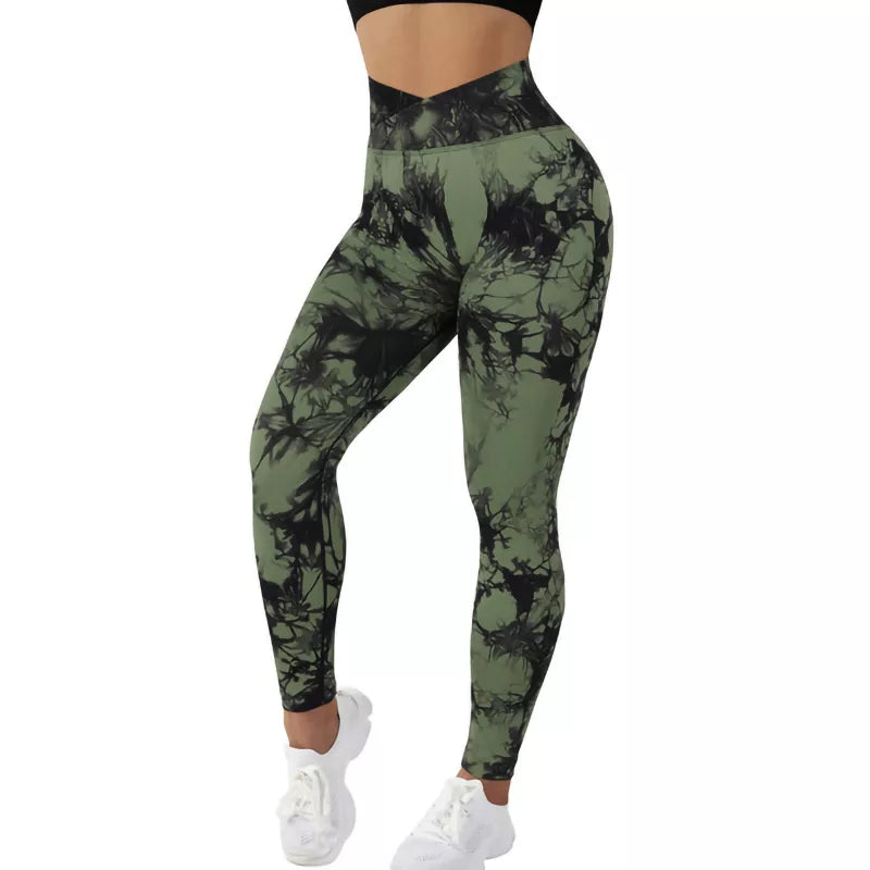 Tie Dye High Waist Yoga Leggings