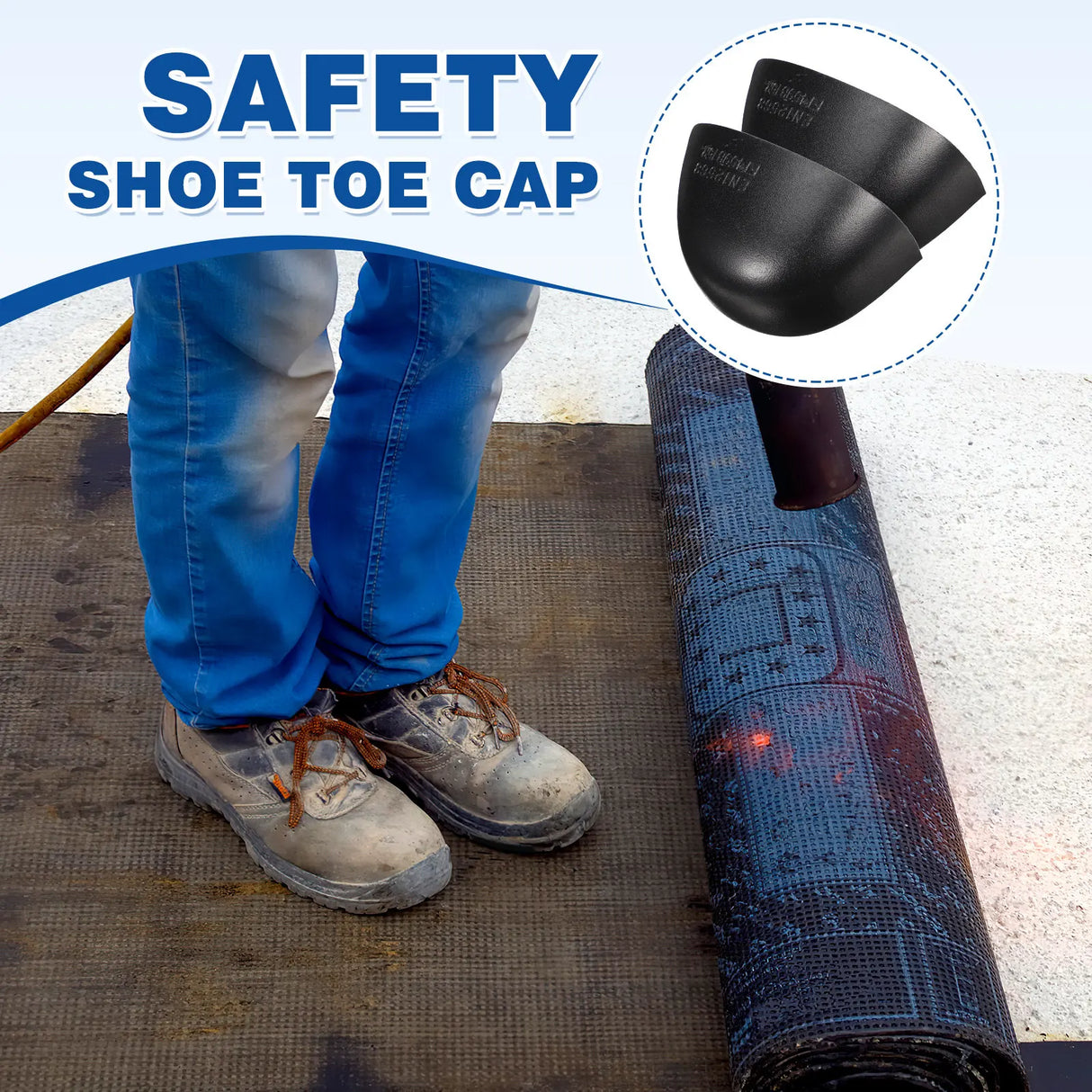 Universal Steel Toe Caps For Safety Boots Or Shoes