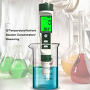 Digital PH Meter 10 in 1 Water Quality Monitor Tester PH/EC/TDS/Salinity/Thermometer Multi-parameter Testing Meter