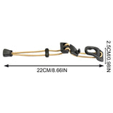 Adjustable Thick Elastic Rope Bag Expansion Strap With Quick Release Buckle