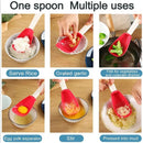 Multifunctional Cooking Strainer/Scoop/Garlic Press Spoon.