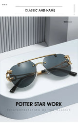 KAMMPT Men Or Women's  Rimless UV400 Sunglasses