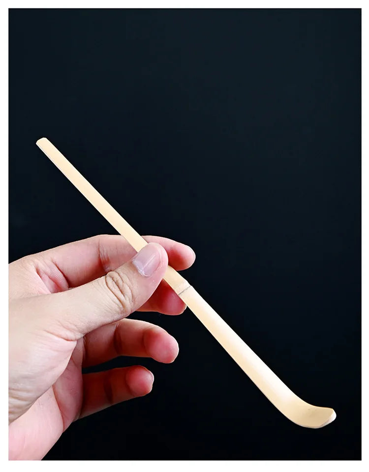 3/4pcs Matcha Bamboo Whisk Teaspoon And Ceramic matte Bowl