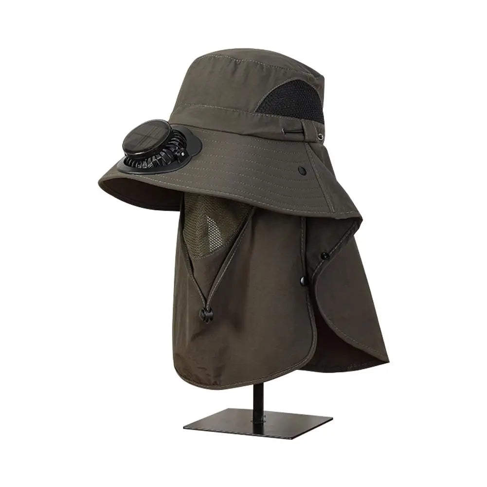 Solar Charging Fan Hat