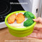 Silicone Foldable Microwave Lunch And Food Storage Container.