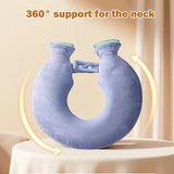 Soft Plush U-shaped Hot Water Bag for Neck