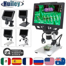 LCD 1600X 1200X 600X Digital Soldering Microscope USB Portable 9" 7" 4.3" Video Phone Repair