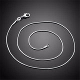 Men Or Women's 1MM 925 Sterling Silver Snake Chain