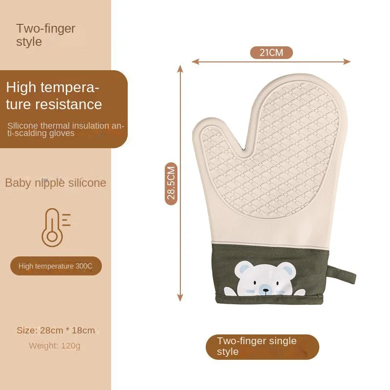 Silicone High Temperature Oven Mitts
