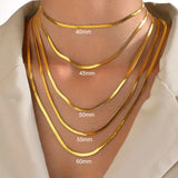 Men Or Women's 316L Stainless Steel Herringbone Chains