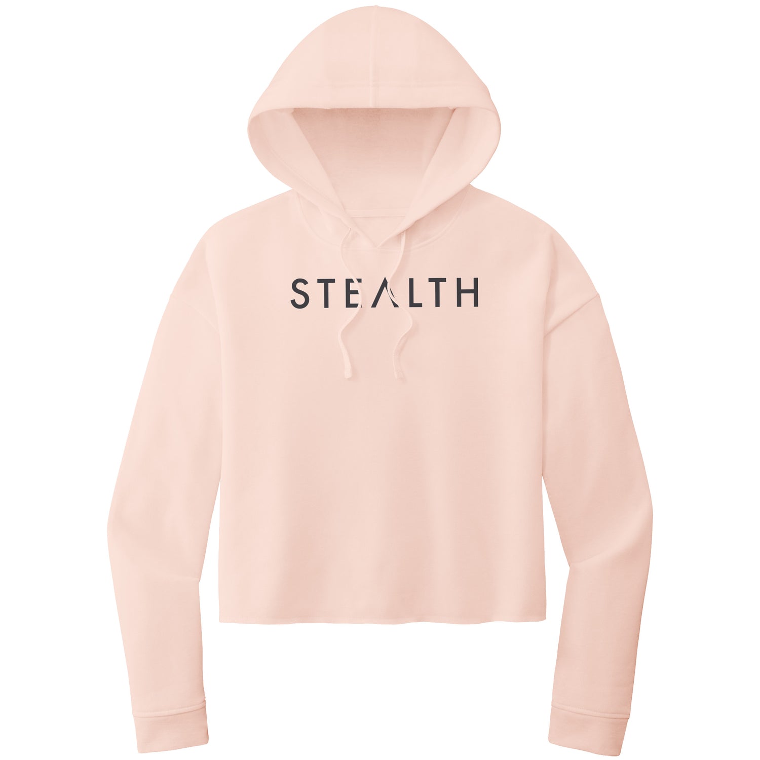 STEALTH ITC Womens Lightweight Crop Hooded Sweatshirt