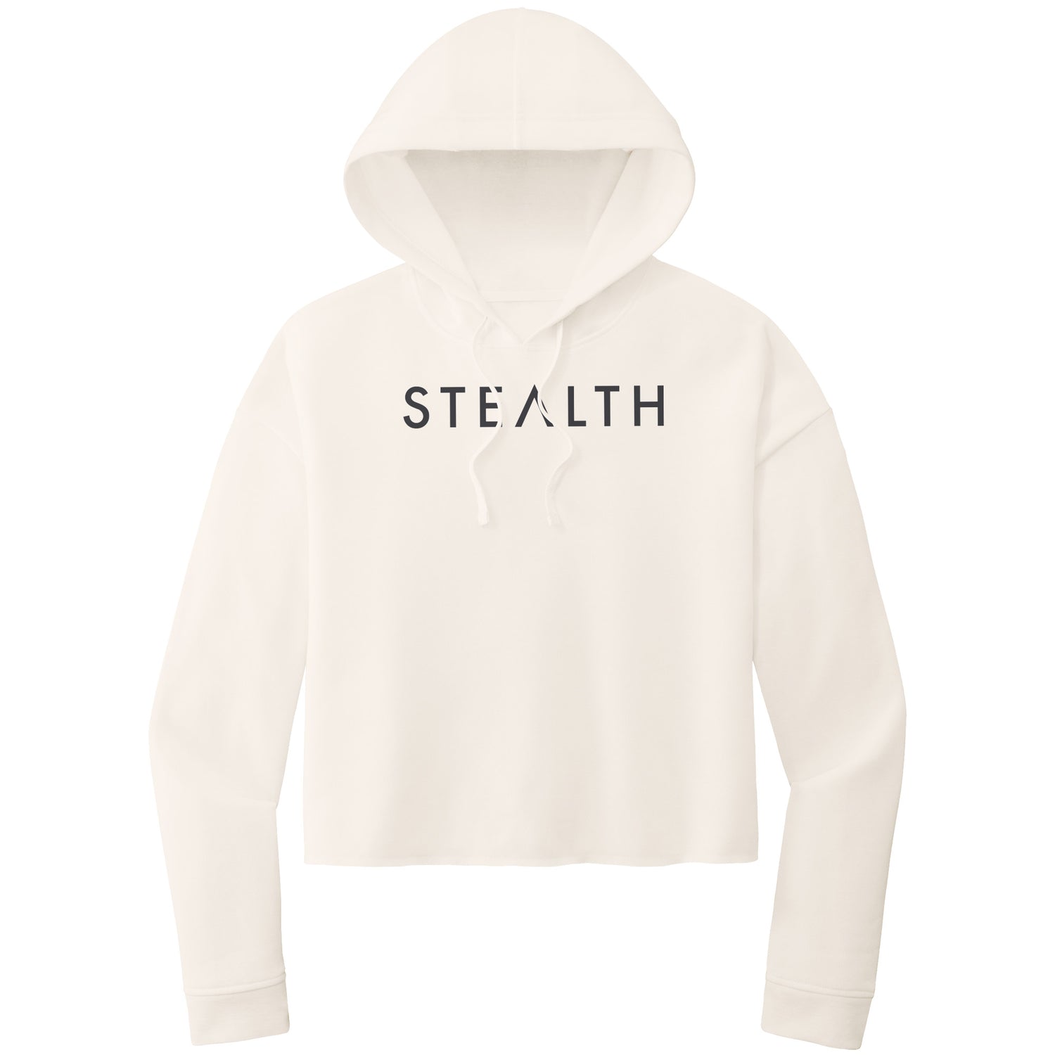 STEALTH ITC Womens Lightweight Crop Hooded Sweatshirt