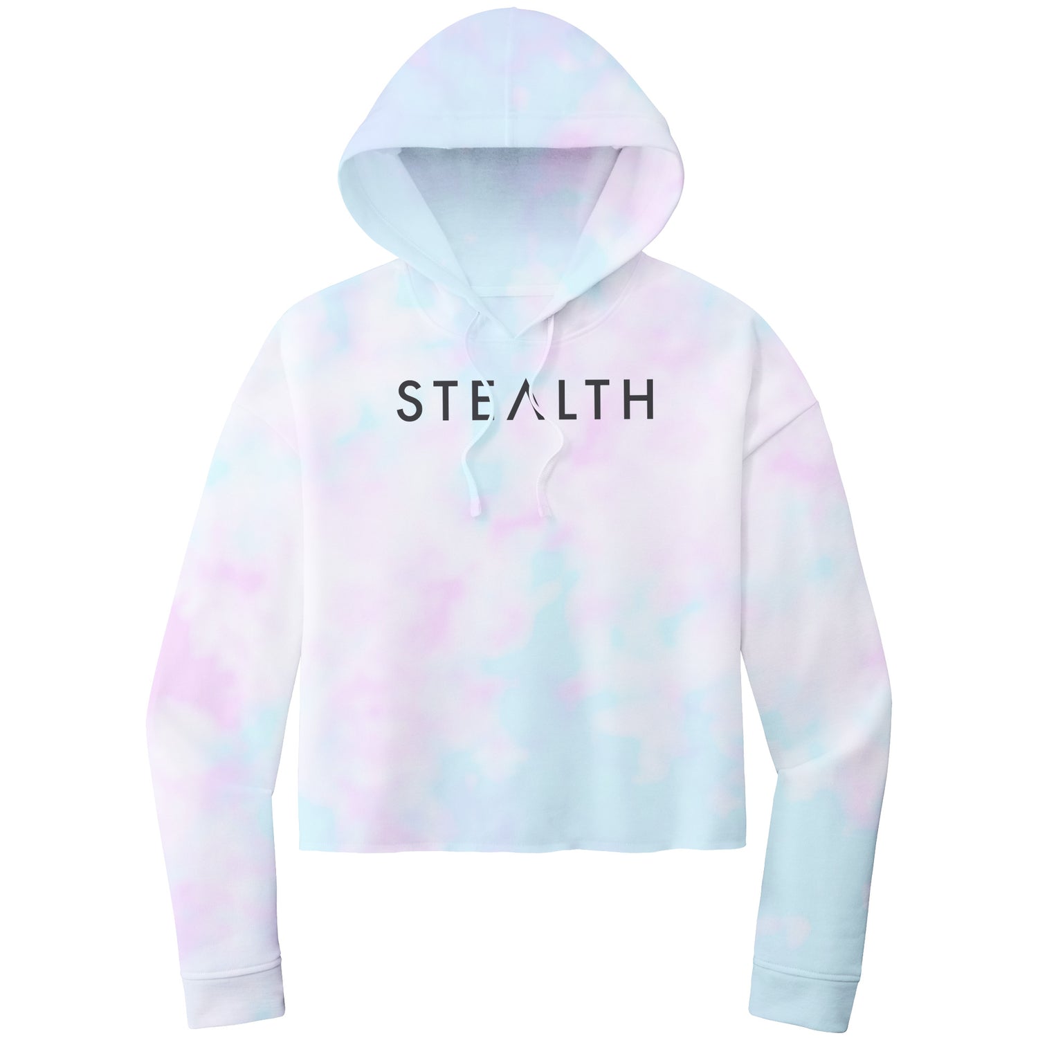 STEALTH ITC Womens Lightweight Crop Hooded Sweatshirt
