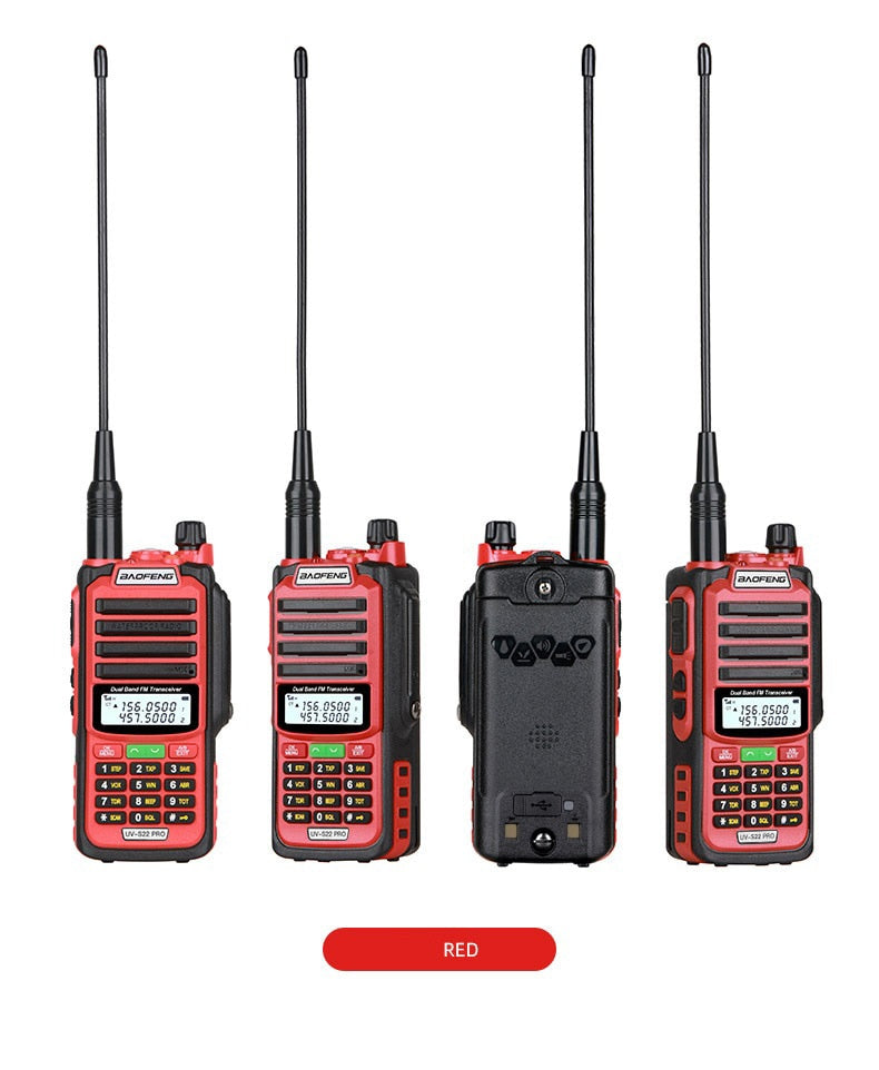 Baofeng UV S22 PRO V2 IP68 Walkie Talkie Dual Band 136-174/400-520MHz Ham Radio Upgraded Of UV9R UV5R Pro 50KM Range