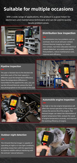 BSIDE Thermal Imager Camera HX1 Laser Thermographic HD Display For Circuit PCB Repair Pipeline Detection Medical Laser position