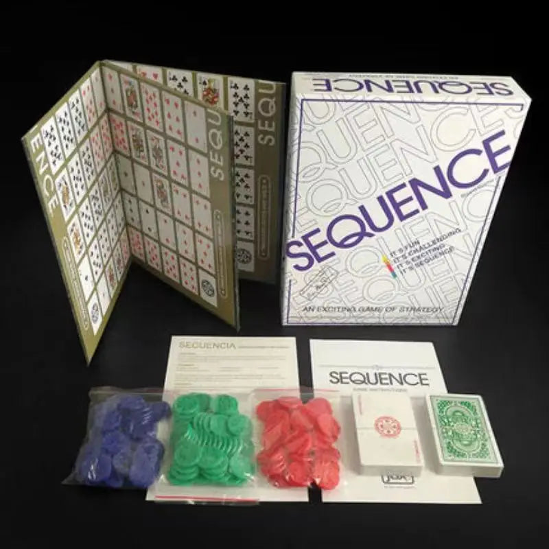 English Sequence Card Game