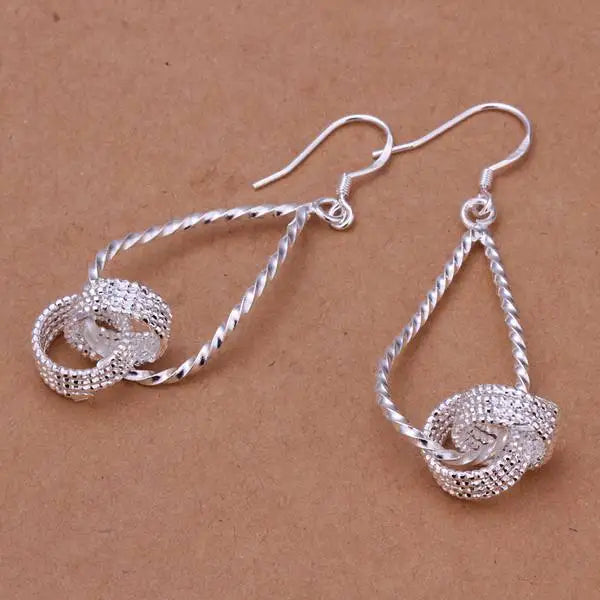 Women's Elegant 925 Sterling Silver drop earrings