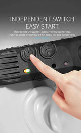 Motion Sensor COB LED USB Rechargeable Head Lamp with Built-in Battery