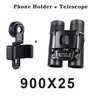 900x25 High Power Mini HD Low Light Level BAK4 Binoculars With Long Range 50000M