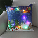 LED Christmas Pillowcase Cushion Covers.