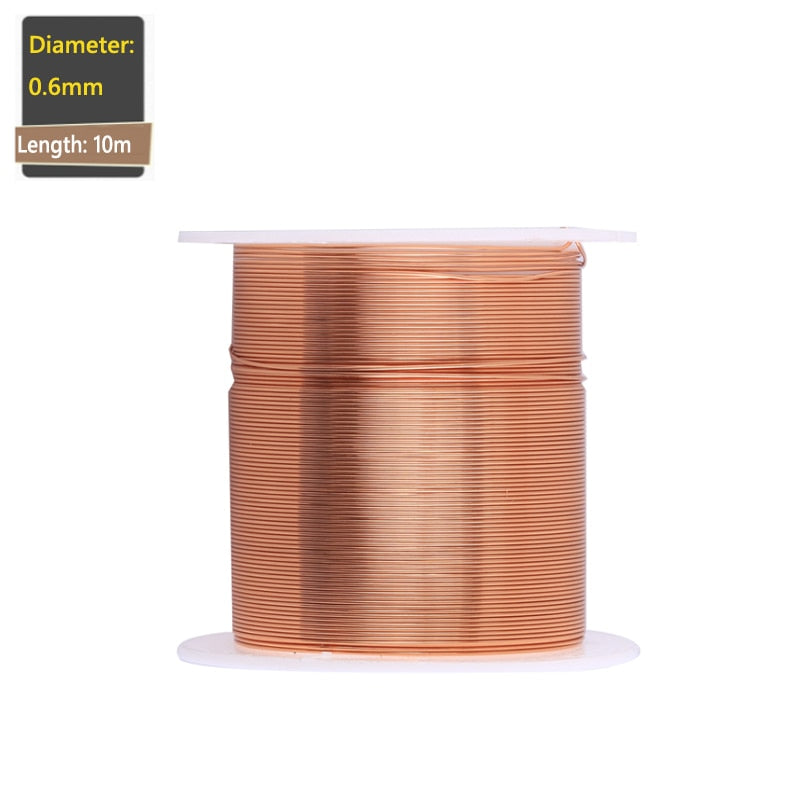 1-3Rolls copper lacquer wire Coil 0.06mm -1.2mm Cable.