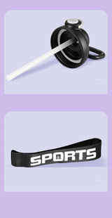 GIANXI  Plastic Sports Water Bottle With Straw