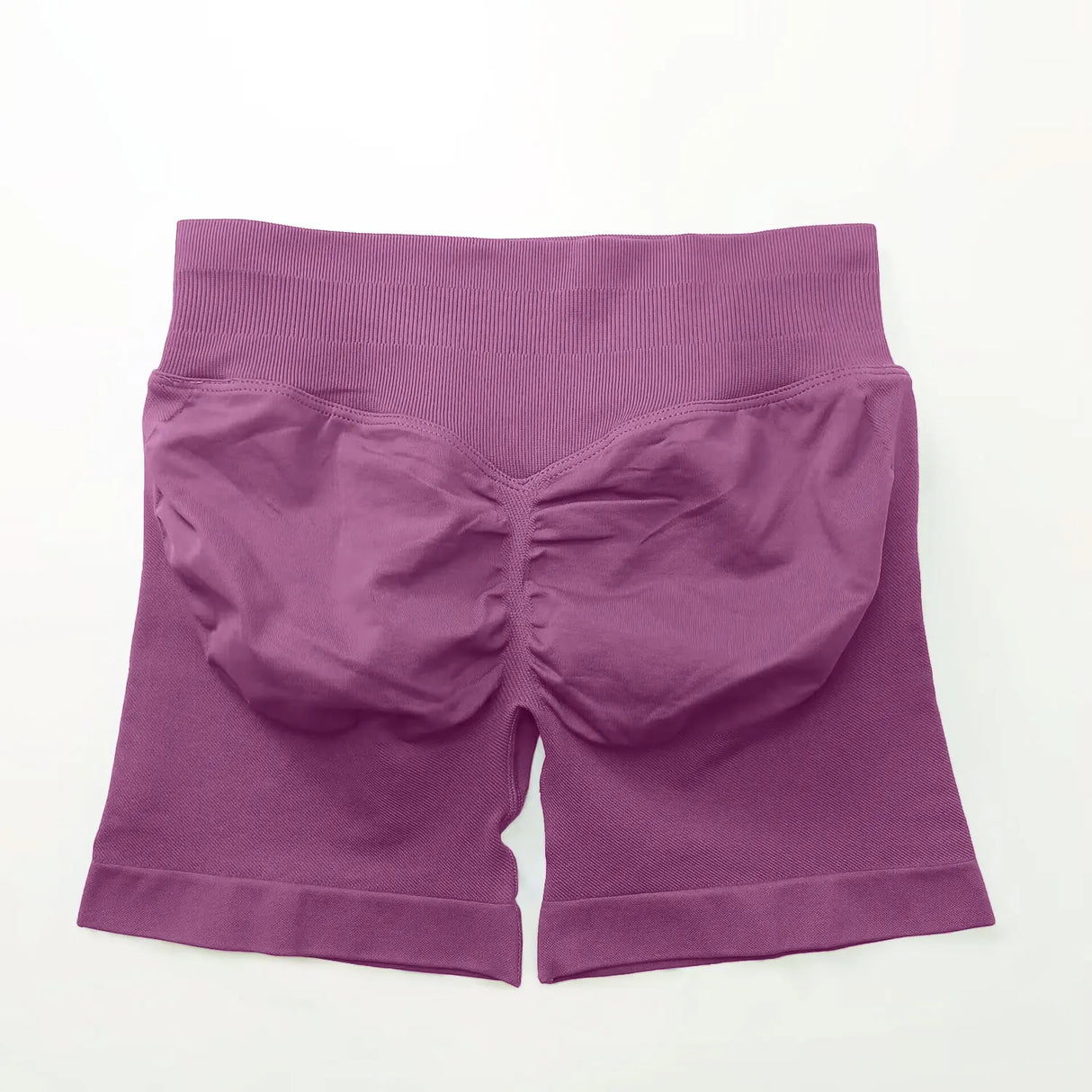 NCLAGEN 4.5" Women's  Low Ribbed Band Scrunch Butt Seamless Impact Shorts