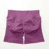 NCLAGEN 4.5" Women's  Low Ribbed Band Scrunch Butt Seamless Impact Shorts