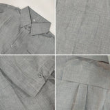 Men's Casual Short Sleeved Cotton Linen Shirts